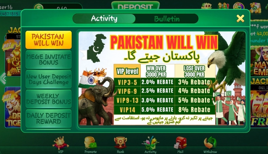 ZV777 Game Promotions and Events