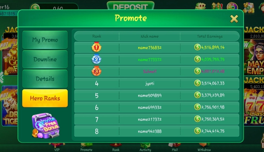 Top players to zv777 APK